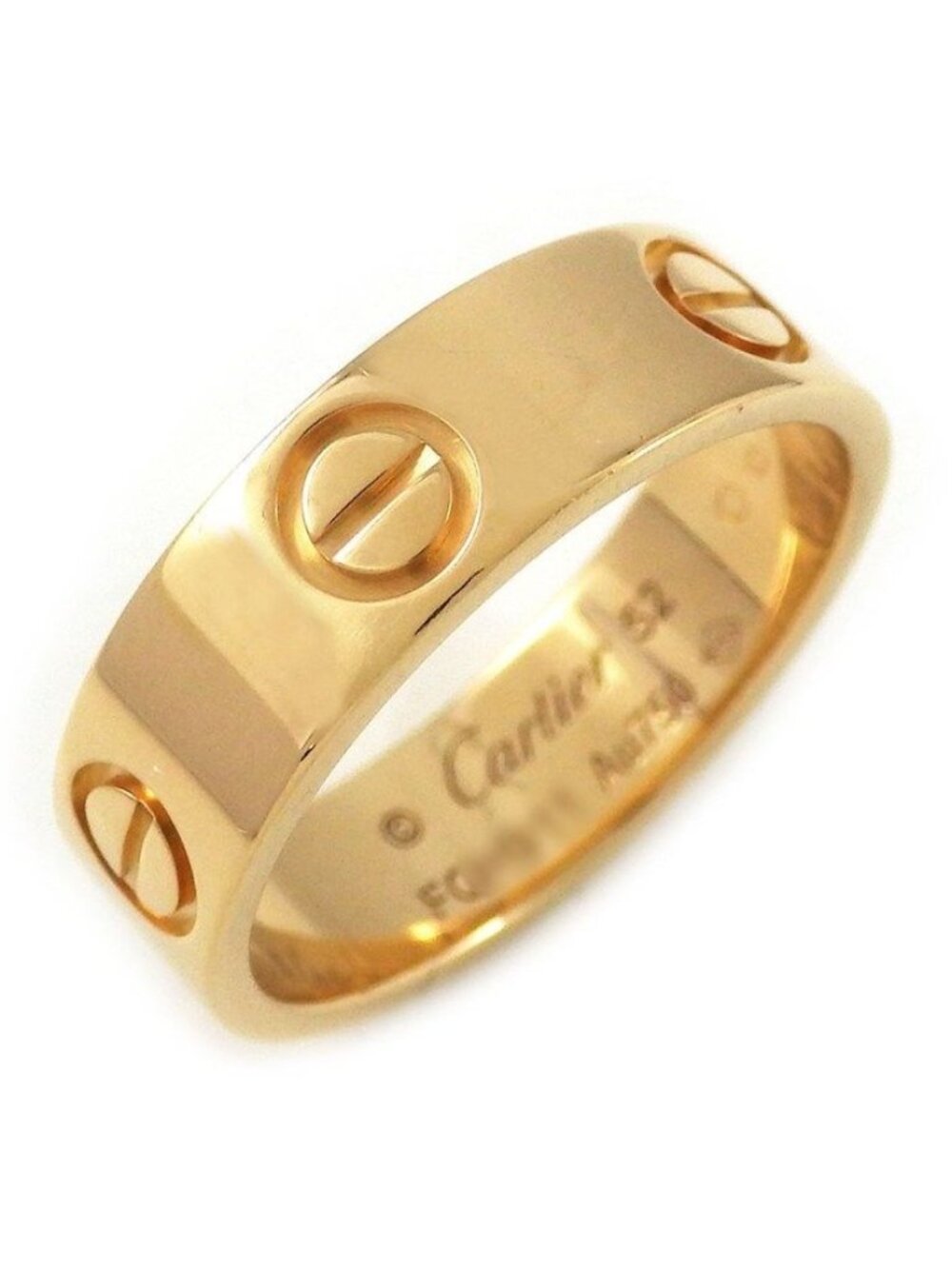 Cartier Ring Love Classic Model MM 18k Pink Gold